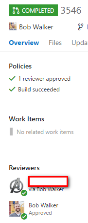 Approved Pull Request in VSTS